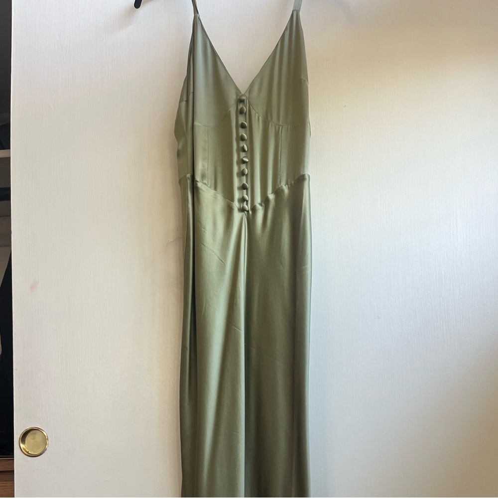 Reformation size 4 sage green dress.